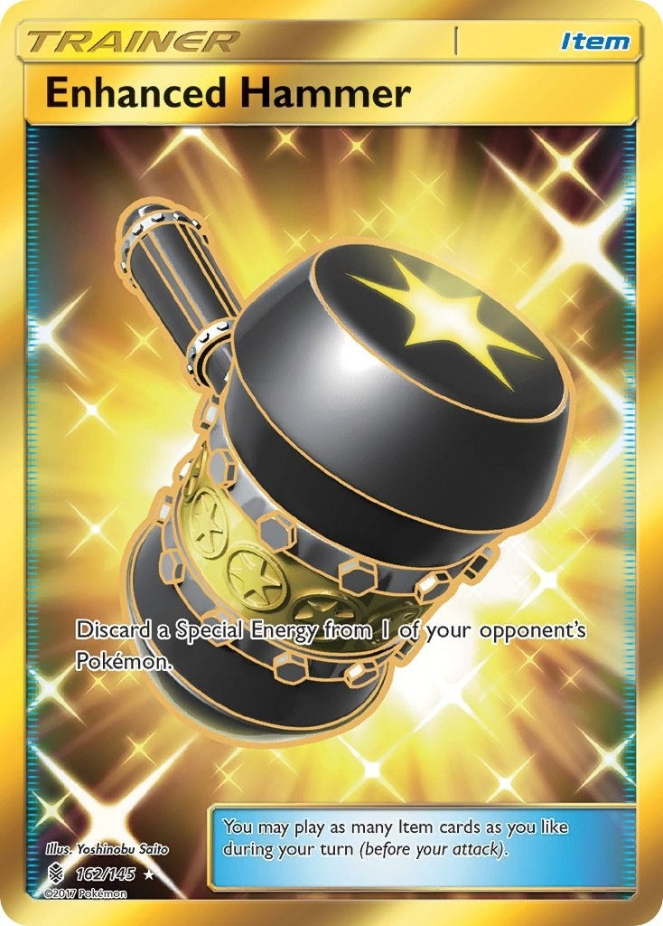 Enhanced Hammer (Secret) (162/145) (SM - Guardians Rising) Pokemon
