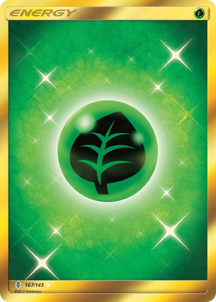 Image for Grass Energy (Secret) (167/145) (SM - Guardians Rising) (SM02) - Pokemon