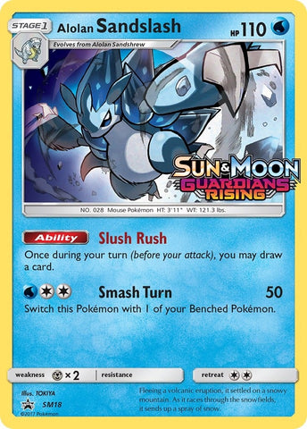 Image for Alolan Sandslash - SM18 (Prerelease) (SM18) (SM Promos) (SMP) - Pokemon