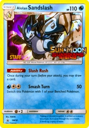 Image for Alolan Sandslash - SM18 (Prerelease) [Staff] (SM18) (SM Promos) (SMP) - Pokemon