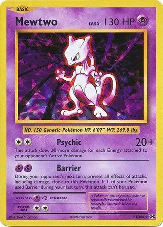 Image for Mewtwo - 51/108 (Cracked Ice Holo) (051/108) - Pokemon