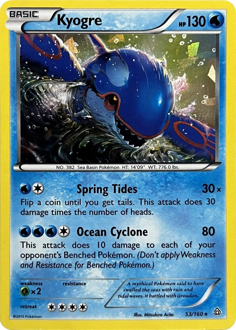 Image for Kyogre - 53/160 (Cracked Ice Holo) (053/160) - Pokemon