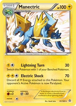 Image for Manectric - 61/160 (XY Primal Clash) (061/160) - Pokemon