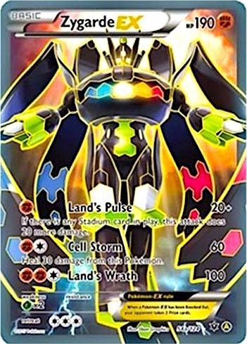 Zygarde EX - 54a/124 (054a/124) (Alternate Art Promos) Pokemon