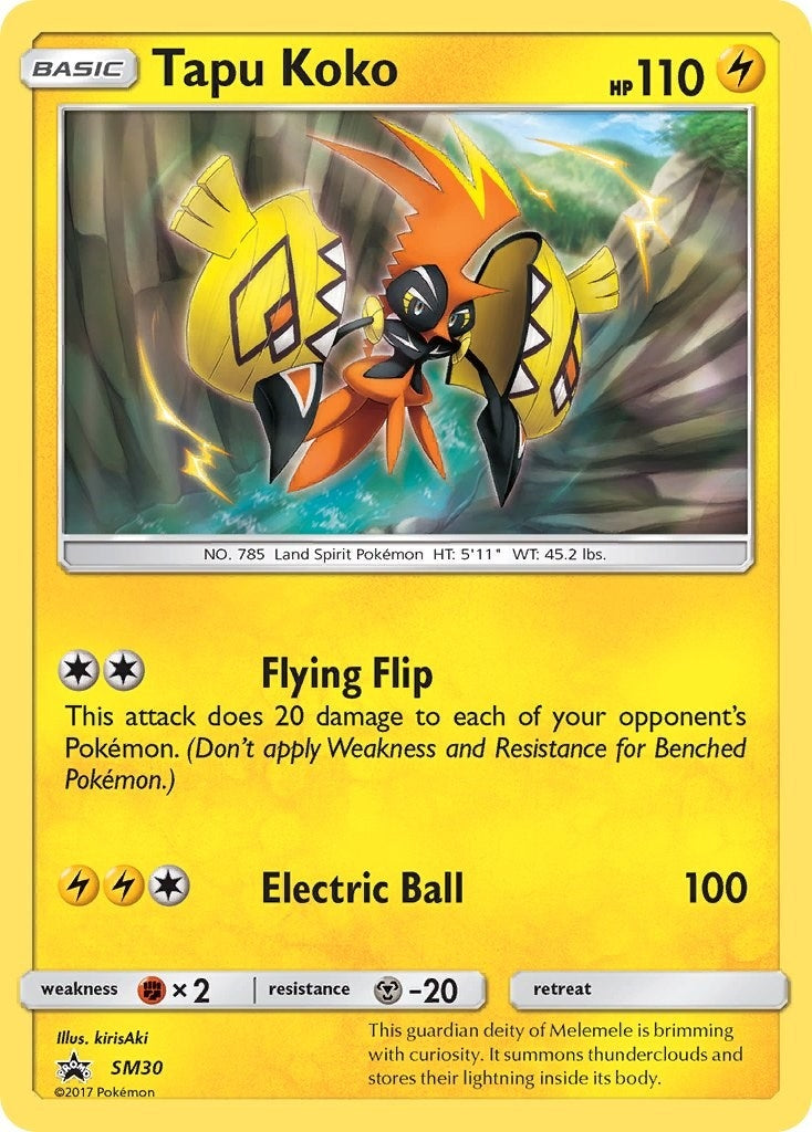 Tapu Koko - SM30 (SM30) (SM Promos) (SMP) Pokemon