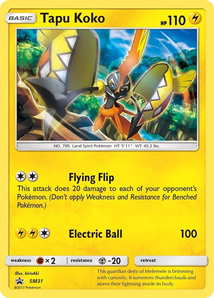 Tapu Koko - SM31 (SM31) (SM Promos) (SMP) Pokemon