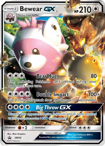 Bewear GX - SM34 (SM34) (SM Promos) (SMP) Pokemon