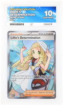 LILLIE'S DETERMINATION - SECRET RARE - MEGA EVOLUTION - ACE 10 ACE Grading