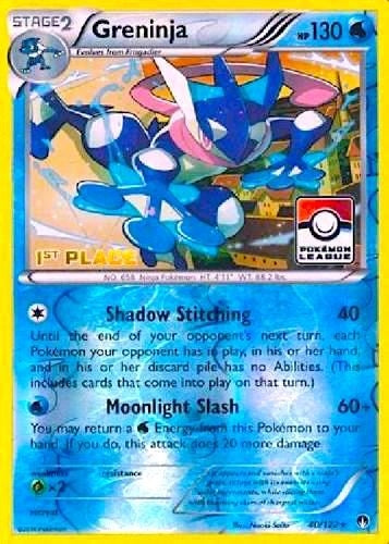 Image for Greninja - 40/122 (Pokemon League) [1st Place] (040/122) (League & Championship Cards) (PR) - Pokemon