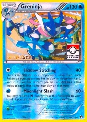Image for Greninja - 40/122 (Pokemon League) [3rd Place] (040/122) (League & Championship Cards) (PR) - Pokemon