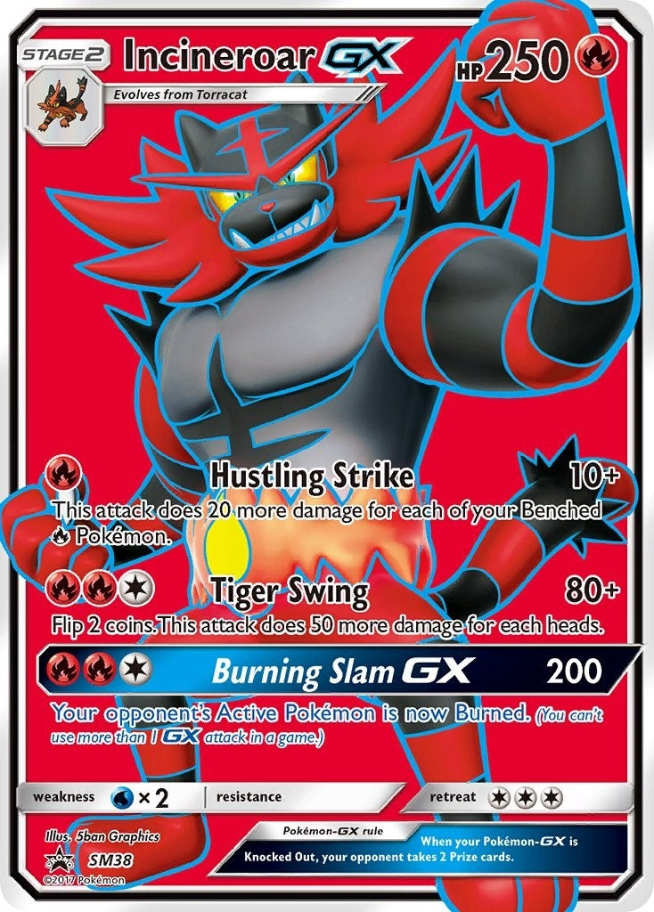 Image for Incineroar GX - SM38 (SM38) (SM Promos) (SMP) - Pokemon