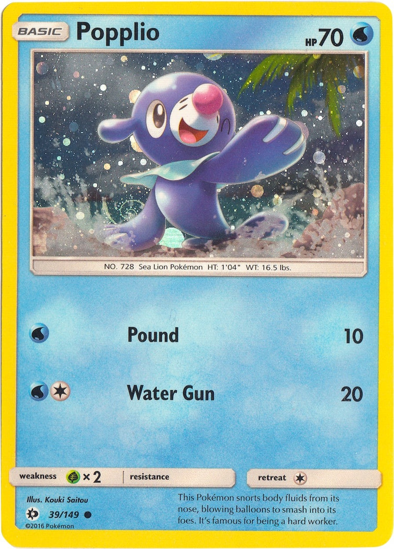Image for Popplio - 39/149 (Cosmos Holo) (039/149) (Miscellaneous Cards & Products) (MCAP) - Pokemon