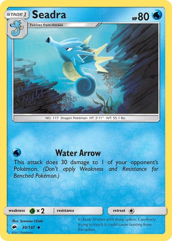 Image for Seadra (30/147) (SM - Burning Shadows) - Pokemon