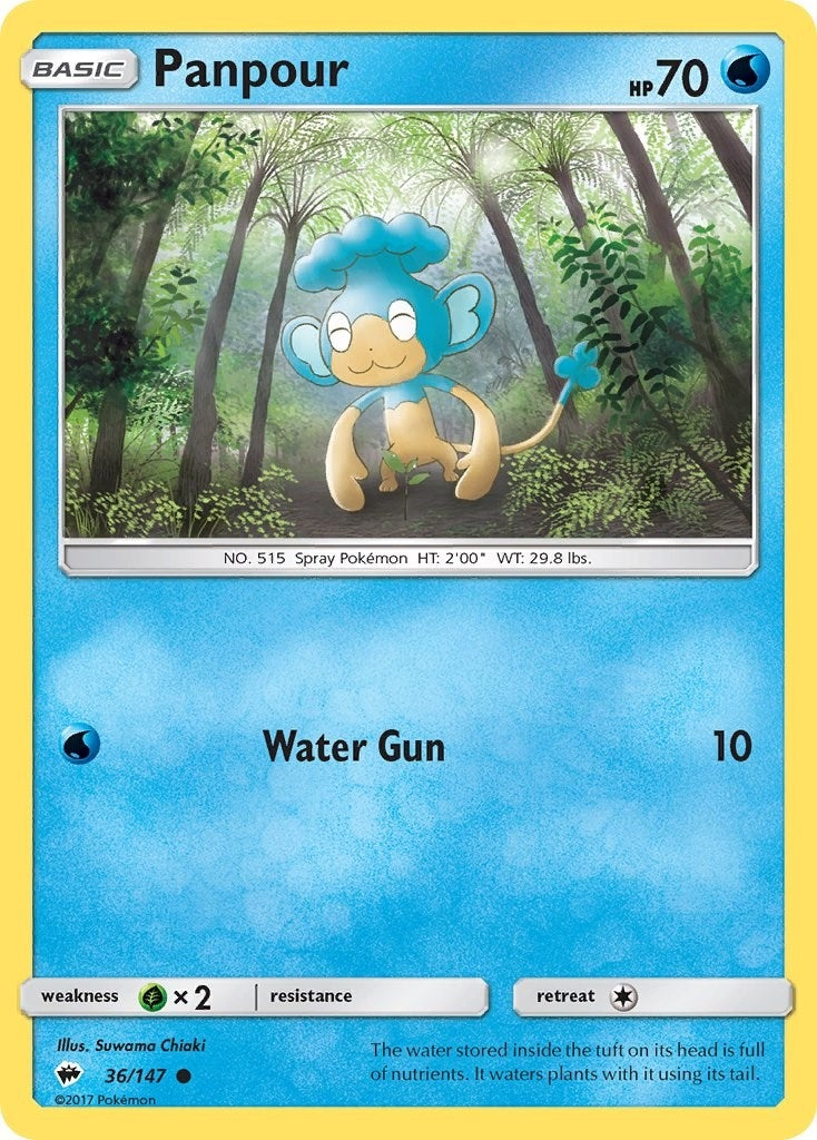Image for Panpour (36/147) (SM - Burning Shadows) - Pokemon