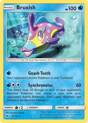 Image for Bruxish (38/147) (SM - Burning Shadows) - Pokemon