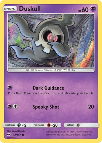 Image for Duskull (51/147) (SM - Burning Shadows) - Pokemon