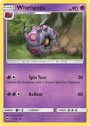 Image for Whirlipede (57/147) (SM - Burning Shadows) - Pokemon