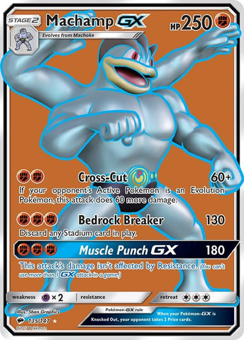 Image for Machamp GX (Full Art) (135/147) (SM - Burning Shadows) - Pokemon