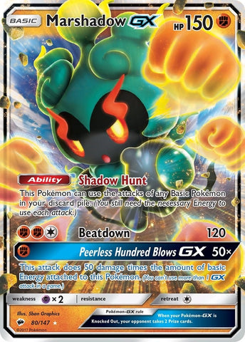 Image for Marshadow GX (80/147) (SM - Burning Shadows) - Pokemon
