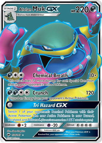 Image for Alolan Muk GX (Full Art) (138/147) (SM - Burning Shadows) - Pokemon