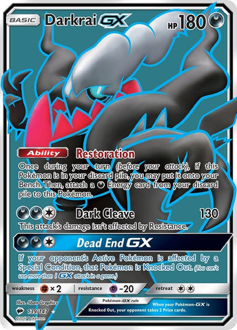 Image for Darkrai GX (Full Art) (139/147) (SM - Burning Shadows) - Pokemon