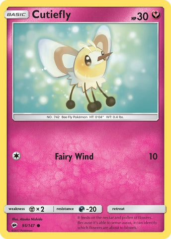 Image for Cutiefly (95/147) (SM - Burning Shadows) - Pokemon