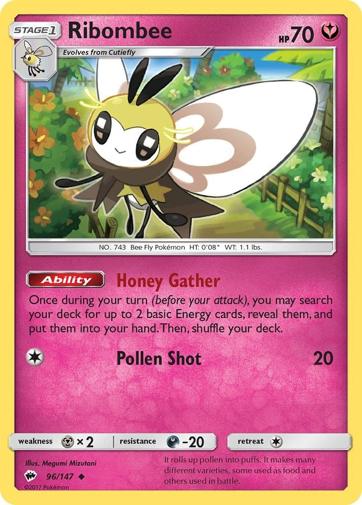 Image for Ribombee (96/147) (SM - Burning Shadows) - Pokemon