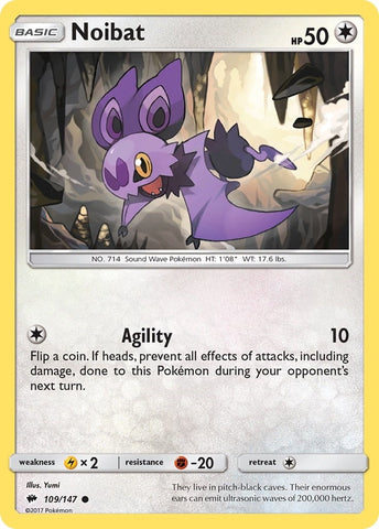 Image for Noibat (109/147) (SM - Burning Shadows) - Pokemon