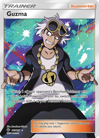 Image for Guzma (Full Art) (143/147) (SM - Burning Shadows) - Pokemon