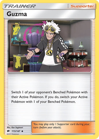 Image for Guzma (115/147) (SM - Burning Shadows) - Pokemon