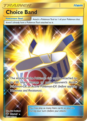 Image for Choice Band (Secret) (162/147) (SM - Burning Shadows) - Pokemon