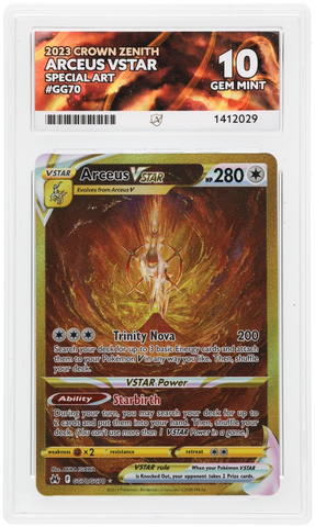 ARCEUS VSTAR - SPECIAL ART - CROWN ZENITH - ACE 10 ACE Grading