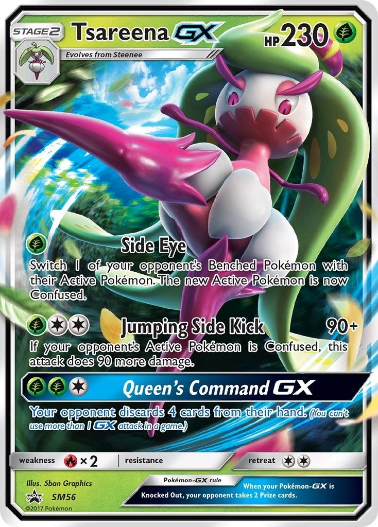 Image for Tsareena GX - SM56 (SM56) (SM Promos) (SMP) - Pokemon