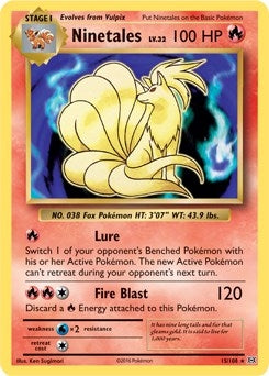 Image for Ninetales - 15/108 (XY Evolutions) (Non-Holo) (015/108) - Pokemon
