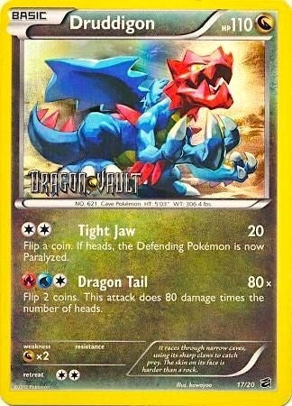 Image for Druddigon - 17/20 (Dragon Vault) (017/020) - Pokemon