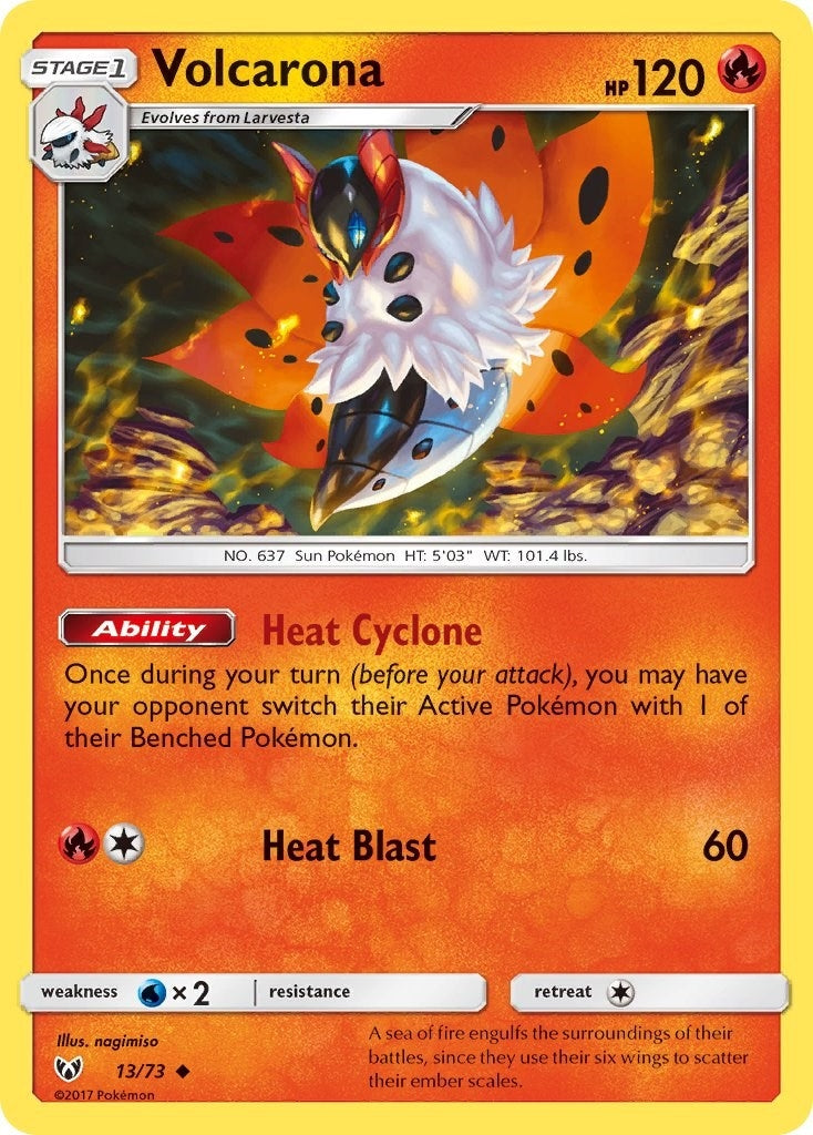 Image for Volcarona (13/73) (Shining Legends) (SHL) - Pokemon