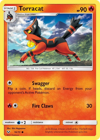 Image for Torracat (16/73) (Shining Legends) (SHL) - Pokemon