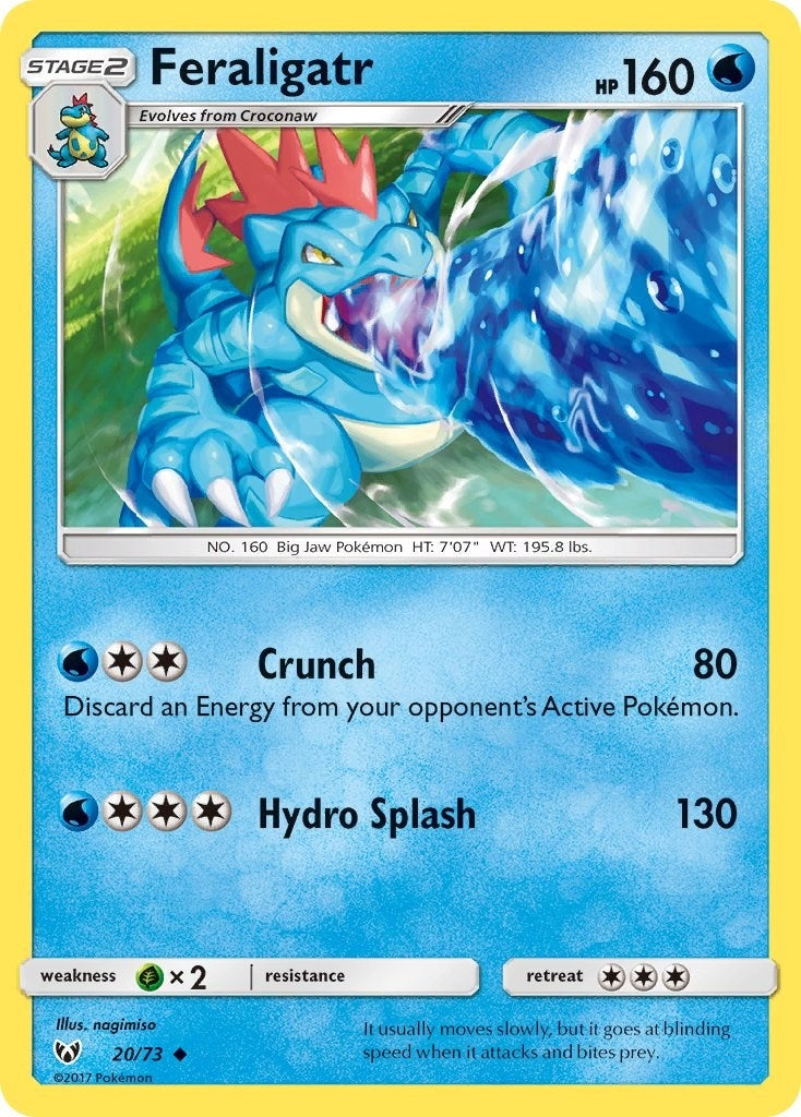 Image for Feraligatr (20/73) (Shining Legends) (SHL) - Pokemon