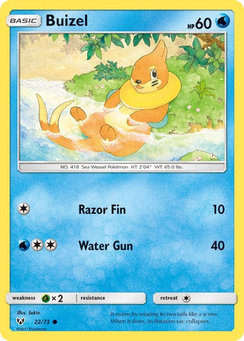 Image for Buizel (22/73) (Shining Legends) (SHL) - Pokemon