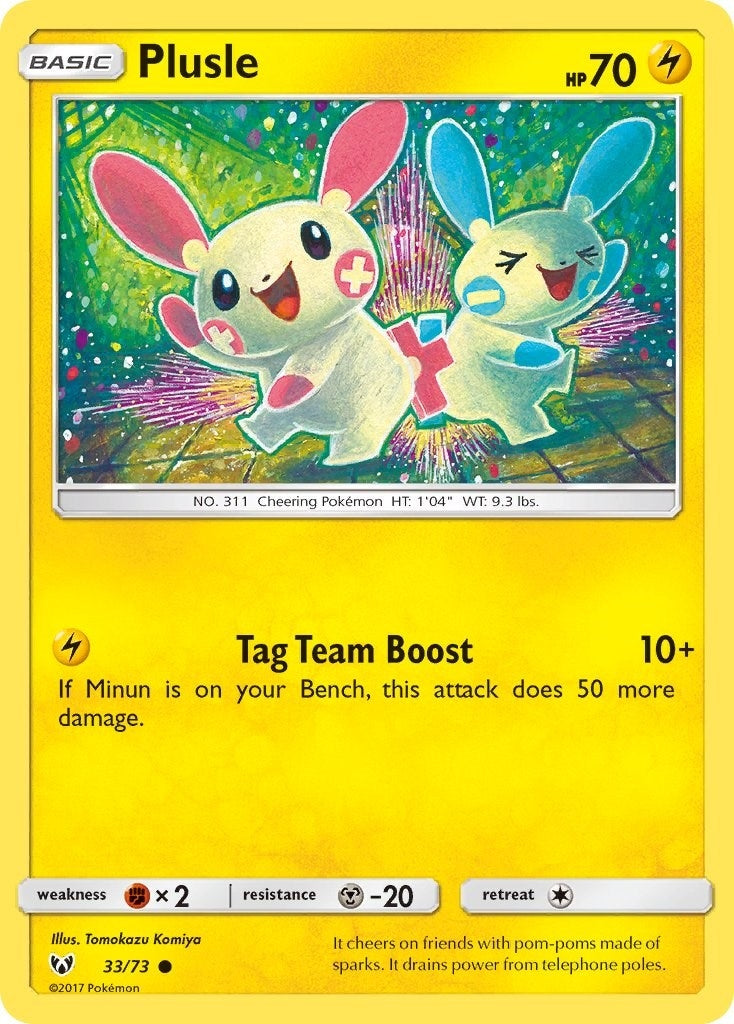 Image for Plusle (33/73) (Shining Legends) (SHL) - Pokemon
