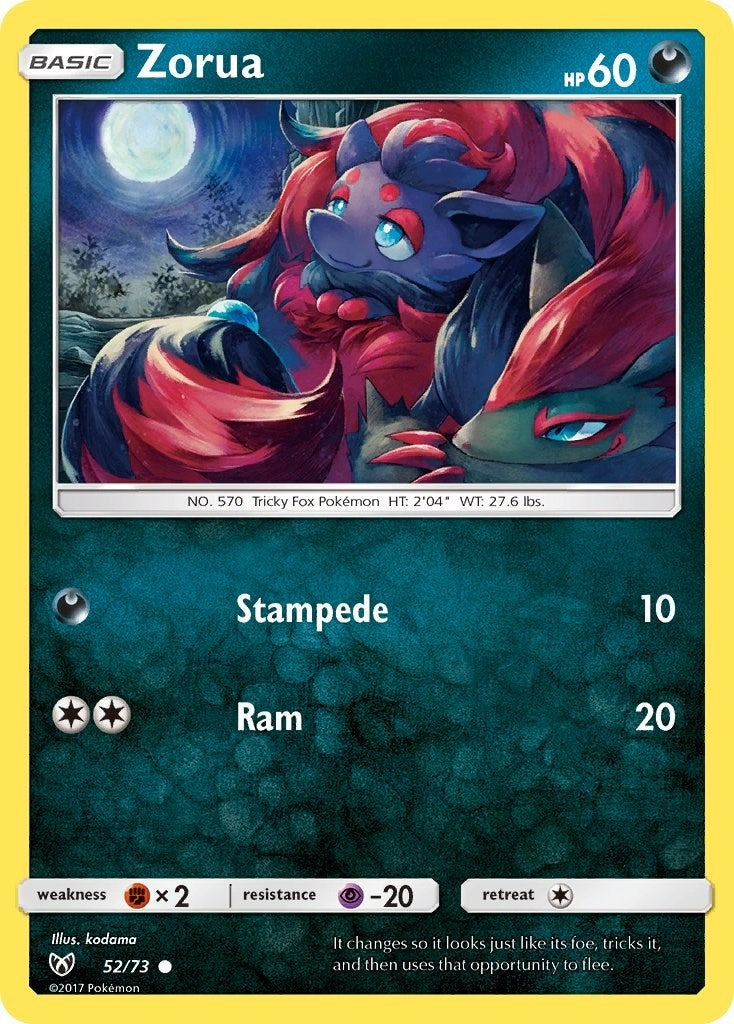 Image for Zorua (52/73) (Shining Legends) (SHL) - Pokemon