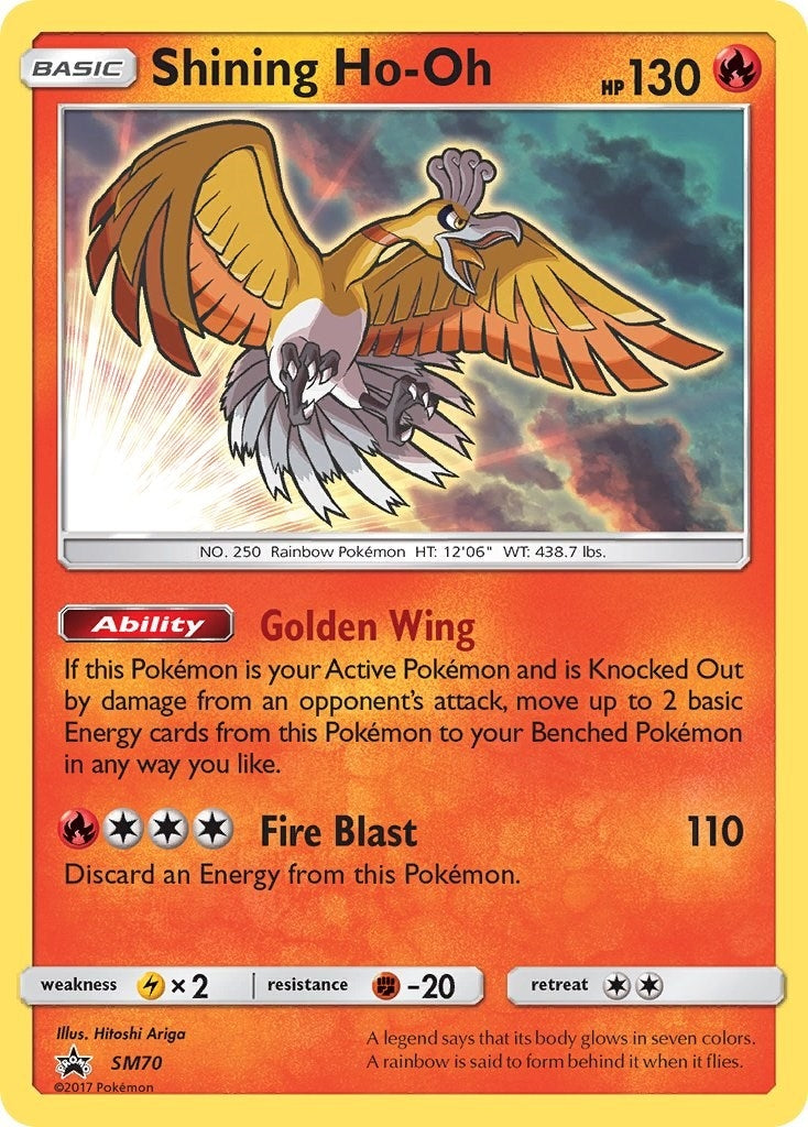 Image for Shining Ho-Oh - SM70 (SM70) (SM Promos) (SMP) - Pokemon