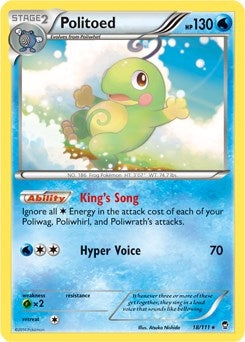 Image for Politoed - 18/111 (Cosmos Holo) (018/111) (Miscellaneous Cards & Products) (MCAP) - Pokemon