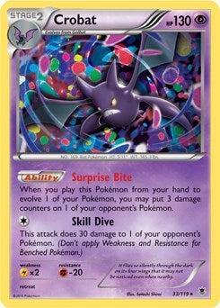 Image for Crobat - 33/119 (Cosmos Holo) (033/119) (Miscellaneous Cards & Products) (MCAP) - Pokemon