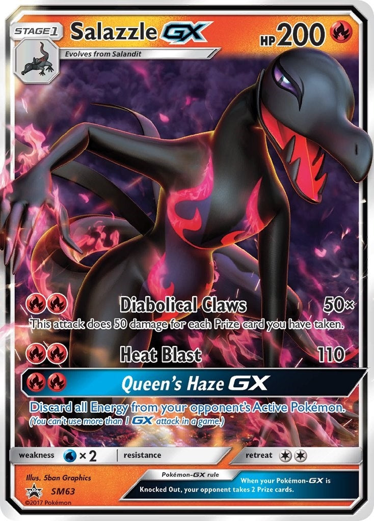 Image for Salazzle GX - SM63 (SM63) (SM Promos) (SMP) - Pokemon