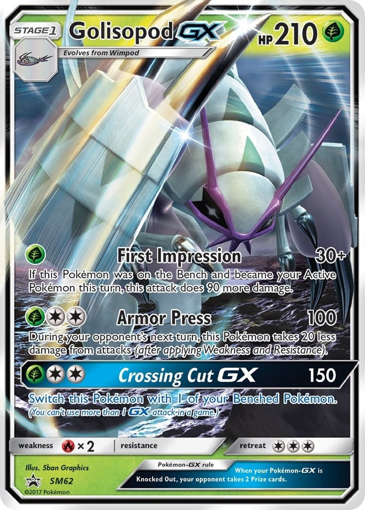 Image for Golisopod GX - SM62 (SM62) (SM Promos) (SMP) - Pokemon