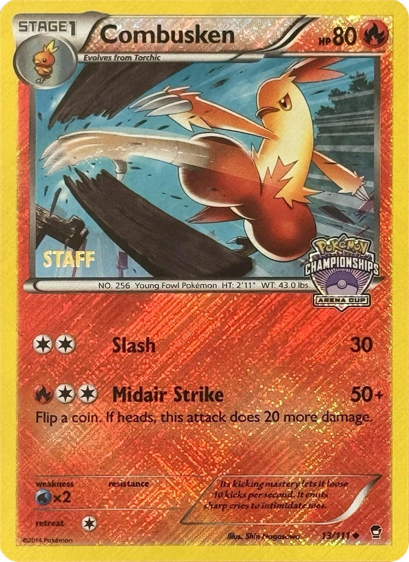 Image for Combusken - 13/111 (Arena Cup Championships) [Staff] (013/111) (League & Championship Cards) (PR) - Pokemon