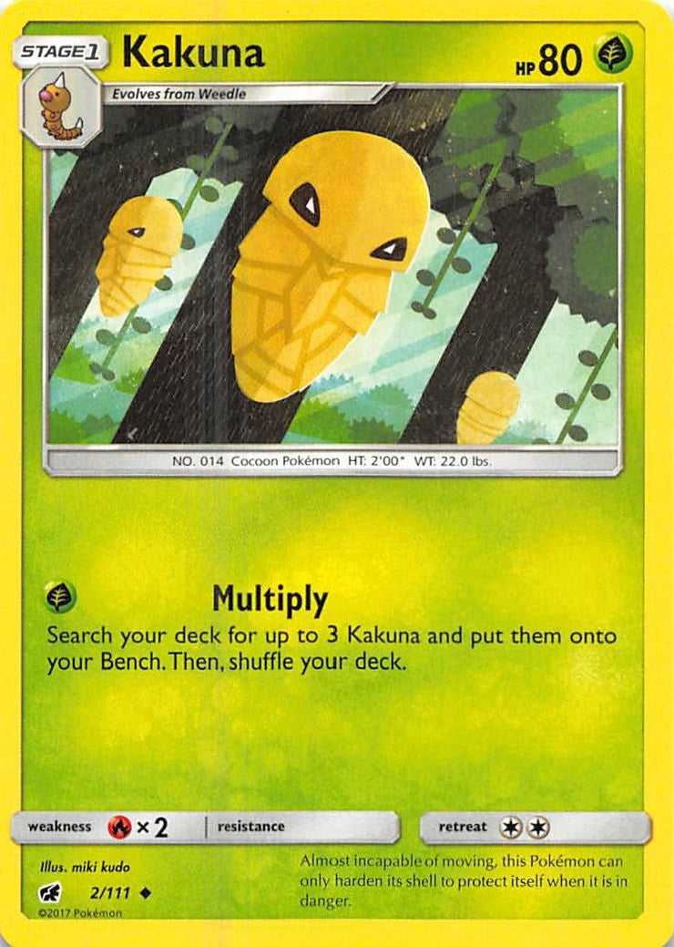 Image for Kakuna (2/111) (SM - Crimson Invasion) (SM04) - Pokemon