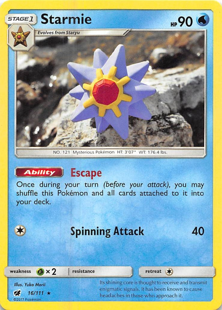Image for Starmie (16/111) (SM - Crimson Invasion) (SM04) - Pokemon