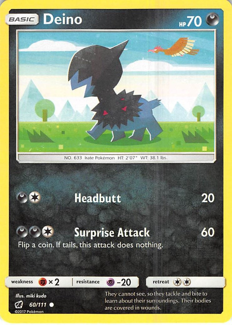 Image for Deino (60/111) (SM - Crimson Invasion) (SM04) - Pokemon